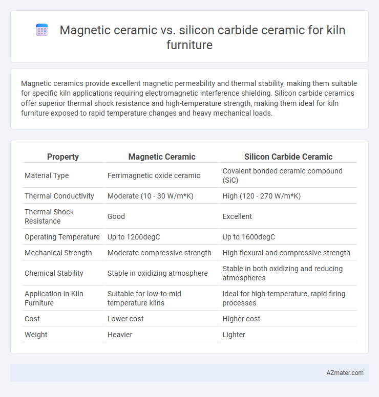 Magnetic ceramic vs. silicon carbide ceramic for kiln furniture - What is The Difference?