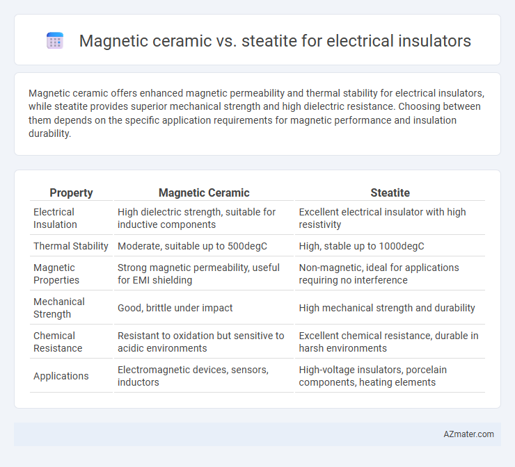 Magnetic ceramic vs. steatite for electrical insulators - What is The Difference?