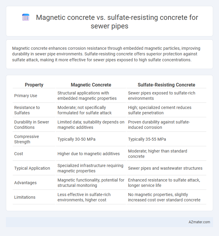 Magnetic concrete vs. sulfate-resisting concrete for sewer pipes - What is The Difference?