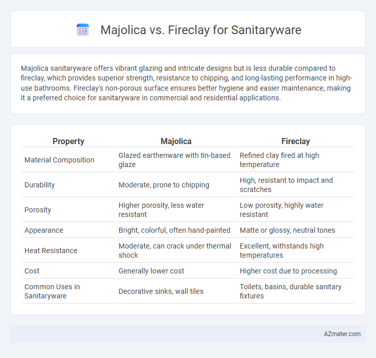 Majolica vs. Fireclay for Sanitaryware - What is The Difference?
