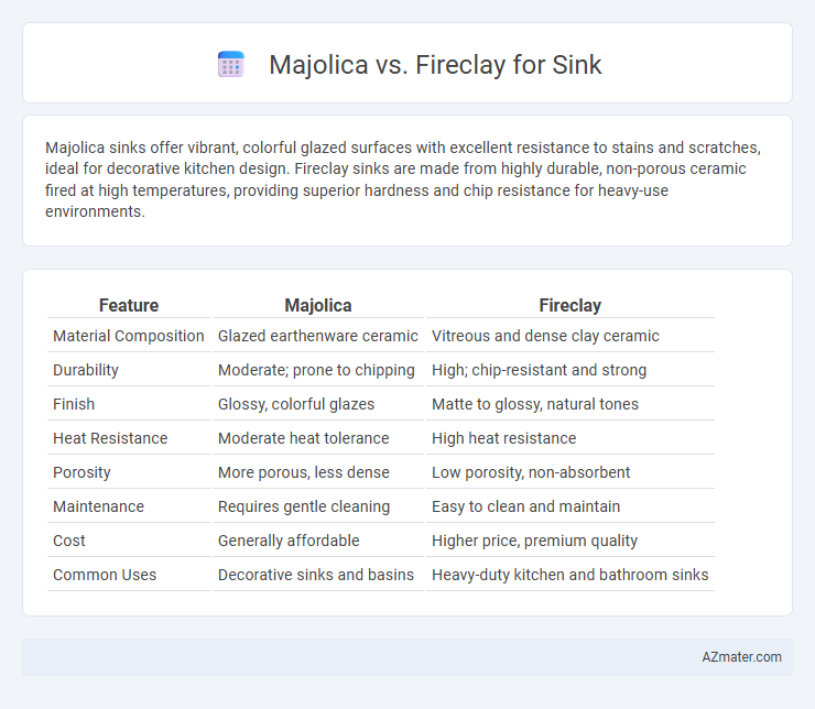 Majolica vs. Fireclay for Sink - What is The Difference?