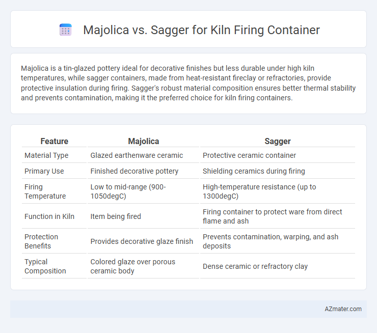 Majolica vs. Sagger for Kiln Firing Container - What is The Difference?