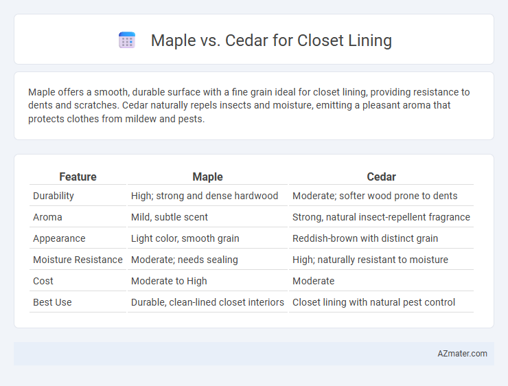 Maple vs. Cedar for Closet Lining - What is The Difference?
