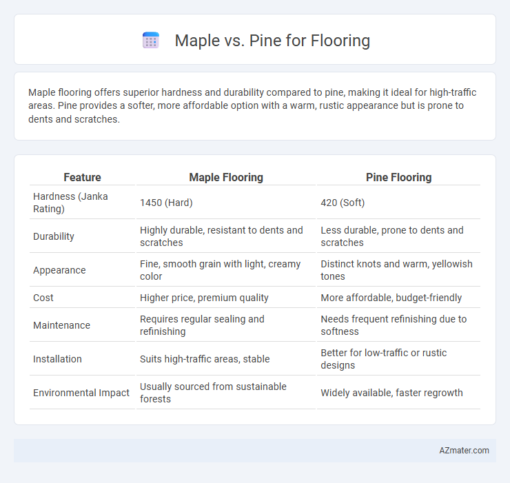 Maple vs. Pine for Flooring - What is The Difference?