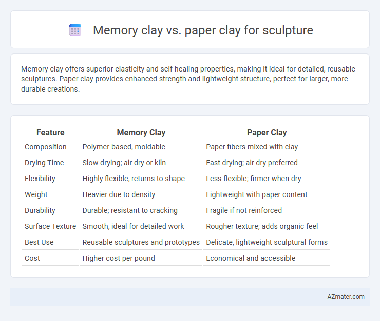Memory clay vs. paper clay for sculpture - What is The Difference?