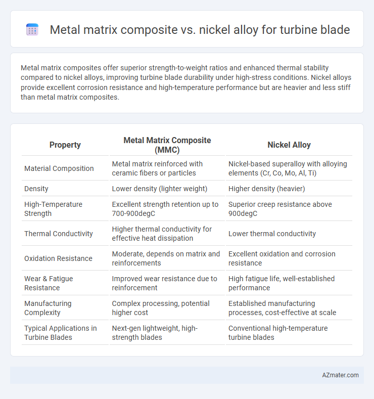 Metal matrix composite vs. nickel alloy for turbine blade - What is The Difference?