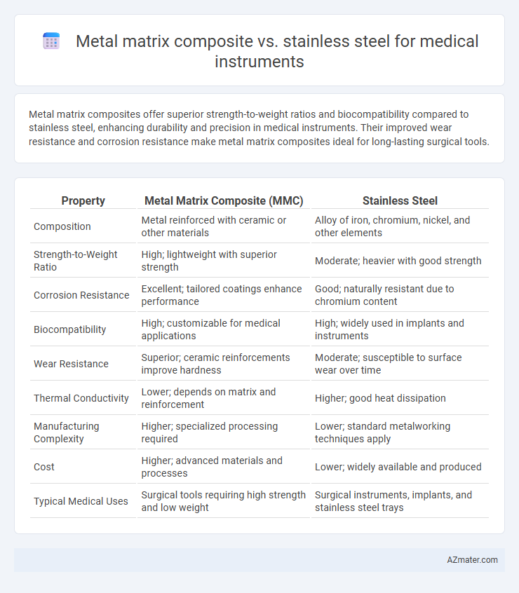 Metal matrix composite vs. stainless steel for medical instruments - What is The Difference?