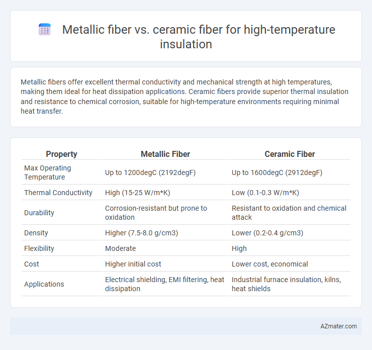Metallic fiber vs. ceramic fiber for high-temperature insulation - What is The Difference?