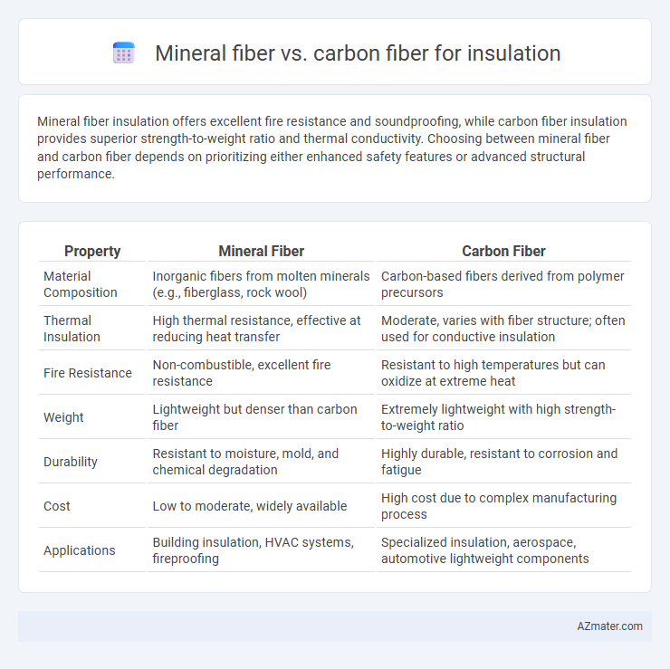 Mineral fiber vs. carbon fiber for insulation - What is The Difference?
