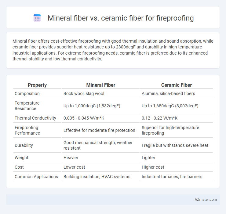 Mineral fiber vs. ceramic fiber for fireproofing - What is The Difference?