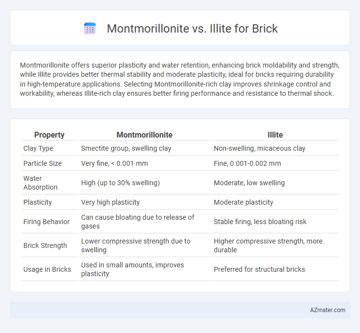 Montmorillonite vs. Illite for Brick - What is The Difference?