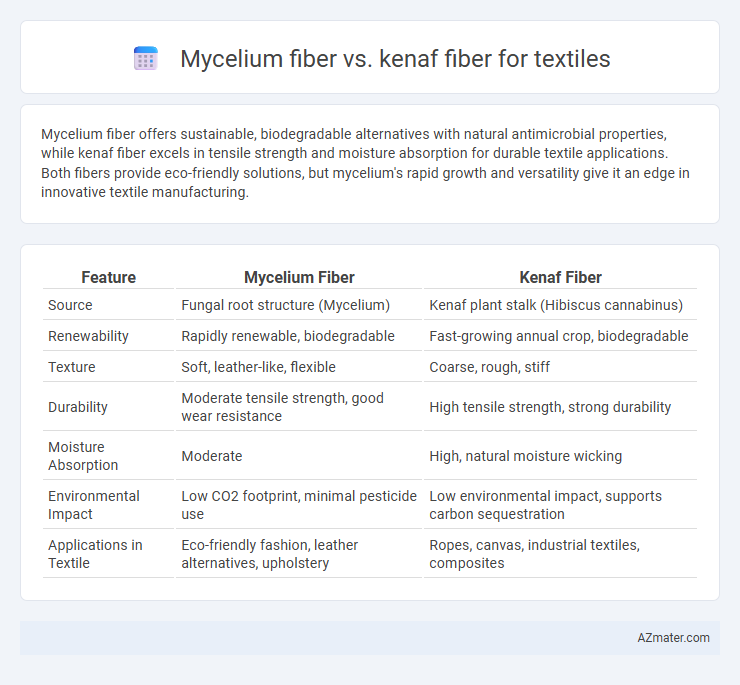 Mycelium fiber vs. kenaf fiber for textiles - What is The Difference?