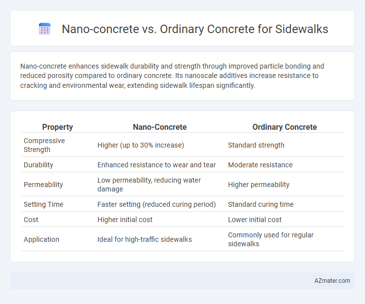 Nano-concrete vs. Ordinary Concrete for Sidewalks - What is The Difference?