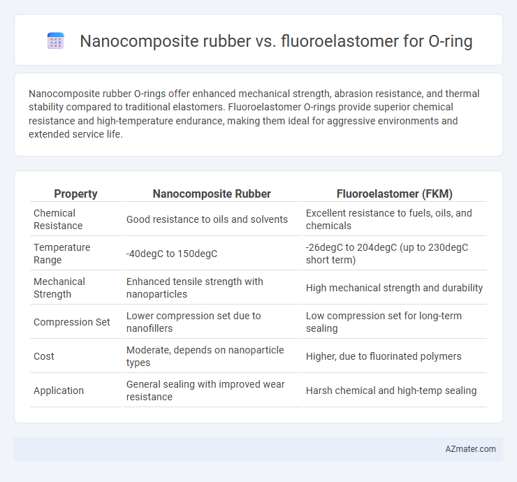 Nanocomposite rubber vs. fluoroelastomer for O-ring - What is The Difference?