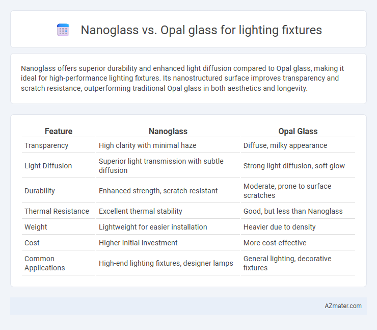 Nanoglass vs. Opal glass for lighting fixtures - What is The Difference?