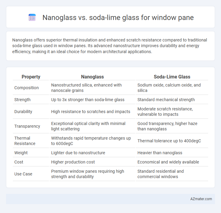 Nanoglass vs. soda-lime glass for window pane - What is The Difference?