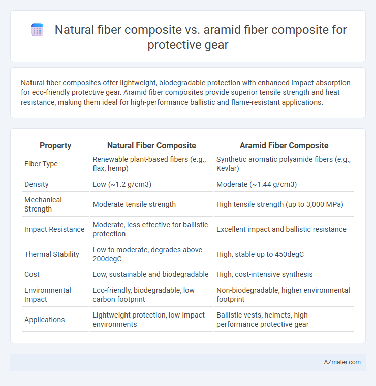 Natural fiber composite vs. aramid fiber composite for protective gear - What is The Difference?