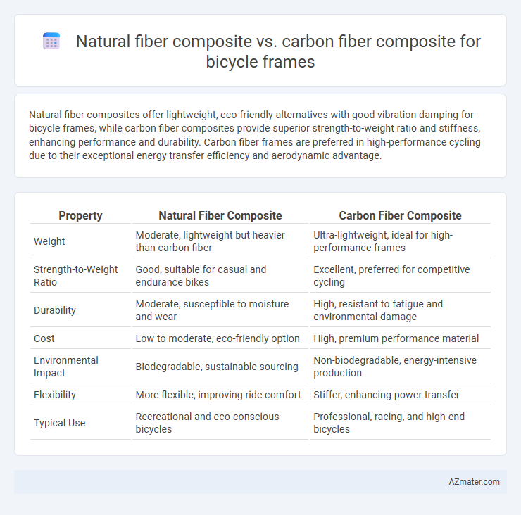 Natural fiber composite vs. carbon fiber composite for bicycle frames - What is The Difference?