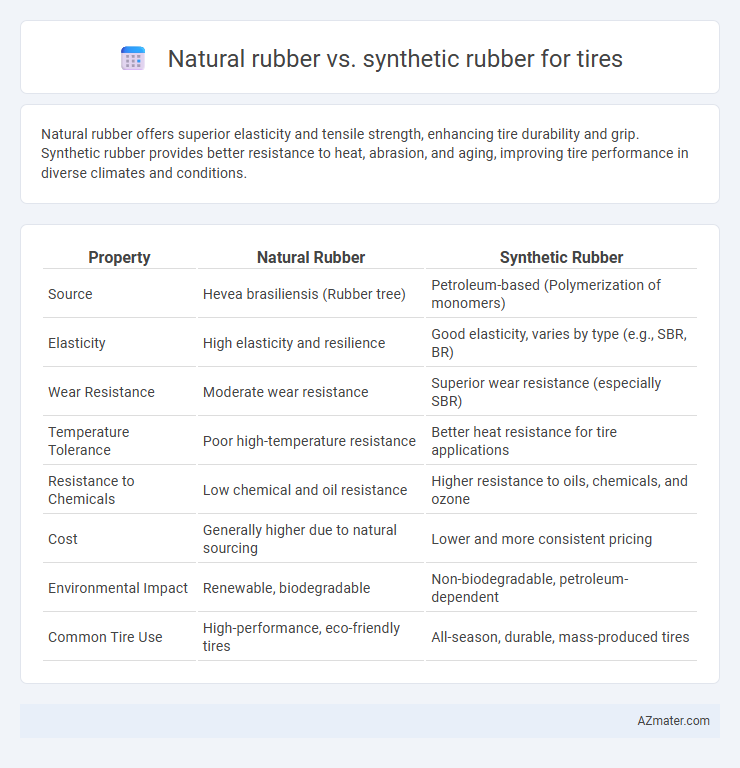 Natural rubber vs. synthetic rubber for tires - What is The Difference?