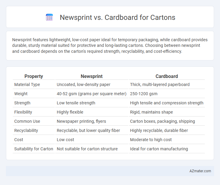 Newsprint vs. Cardboard for Cartons - What is The Difference?