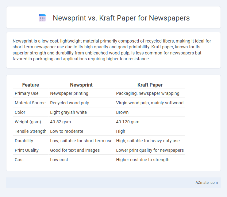 Newsprint vs. Kraft Paper for Newspapers - What is The Difference?