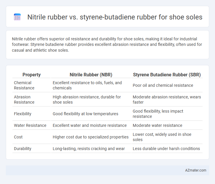 Nitrile rubber vs. styrene-butadiene rubber for shoe soles - What is The Difference?