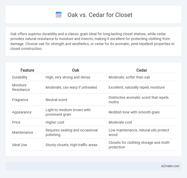 Oak vs. Cedar for Closet - What is The Difference?