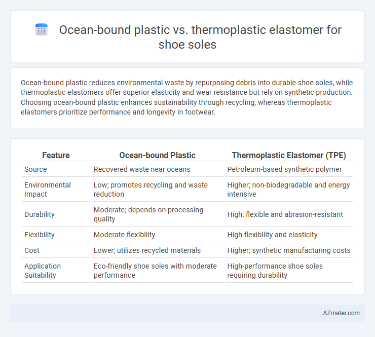 Ocean-bound plastic vs. thermoplastic elastomer for shoe soles - What is The Difference?