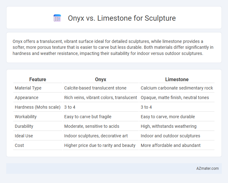 Onyx vs. Limestone for Sculpture - What is The Difference?