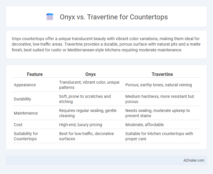 Onyx vs. Travertine for Countertops - What is The Difference?