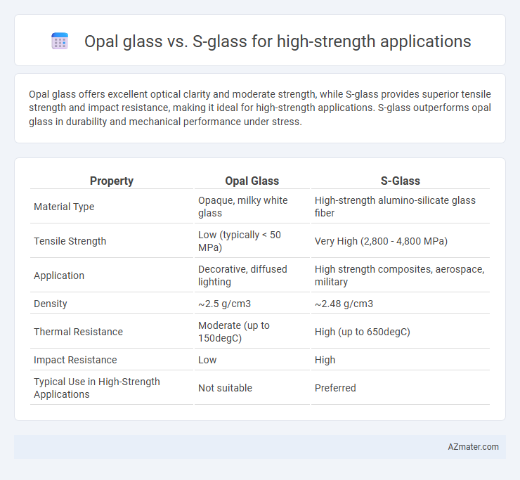Opal glass vs. S-glass for high-strength applications - What is The Difference?