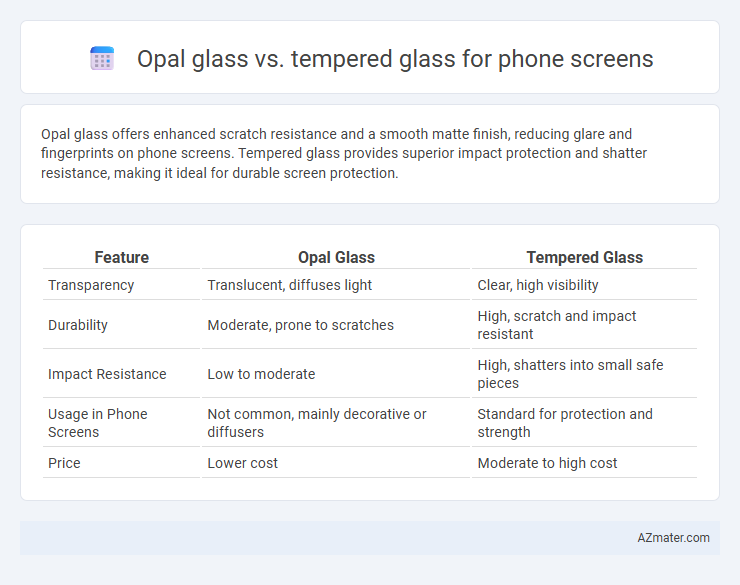 Opal glass vs. tempered glass for phone screens - What is The Difference?