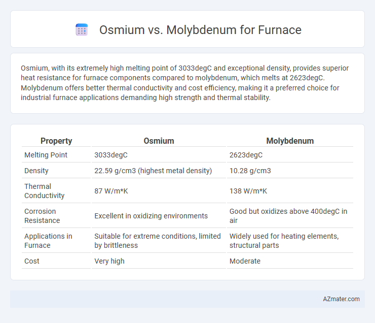 Osmium vs. Molybdenum for Furnace - What is The Difference?