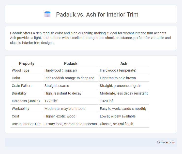 Padauk vs. Ash for Interior Trim - What is The Difference?
