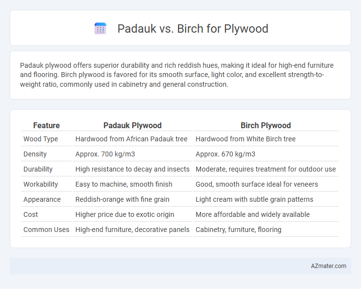 Padauk vs. Birch for Plywood - What is The Difference?