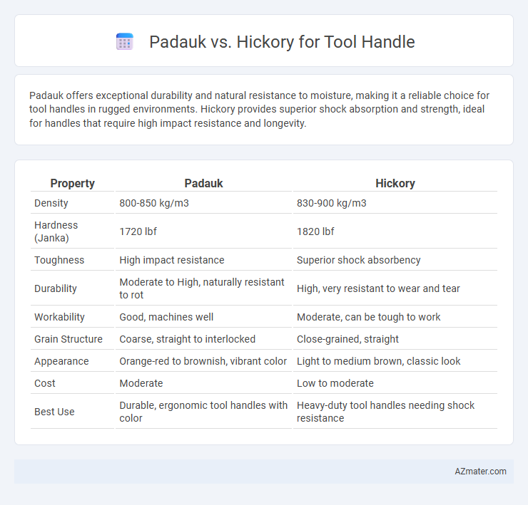 Padauk vs. Hickory for Tool Handle - What is The Difference?