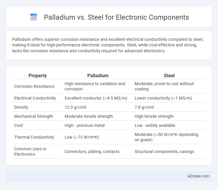 Palladium vs. Steel for Electronic Components - What is The Difference?