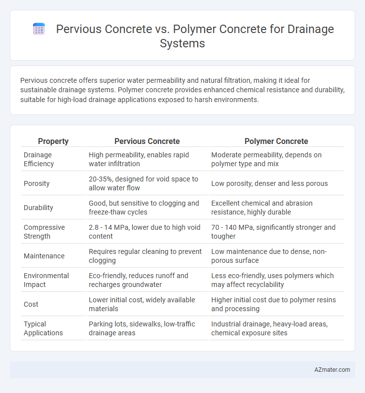 Pervious Concrete vs. Polymer Concrete for Drainage Systems - What is The Difference?