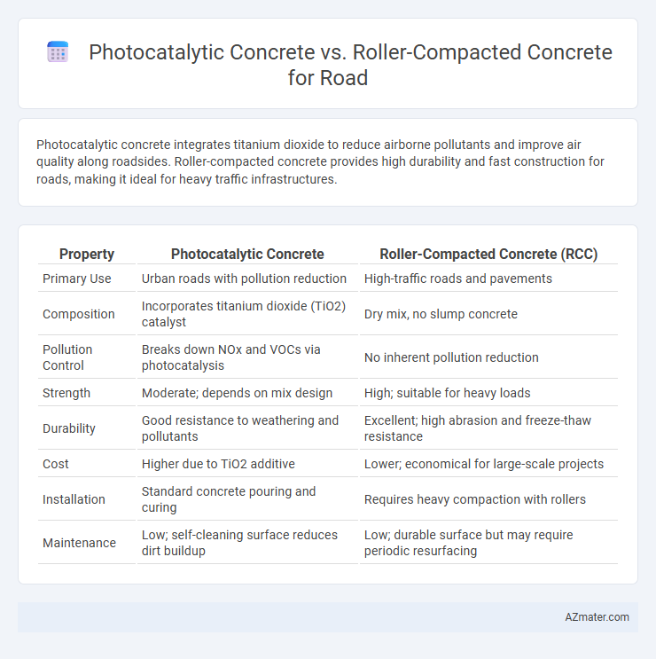 Photocatalytic Concrete vs. Roller-Compacted Concrete for Road - What is The Difference?