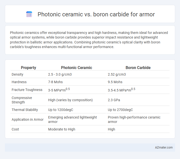 Photonic ceramic vs. boron carbide for armor - What is The Difference?