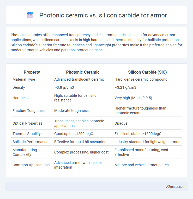 Photonic ceramic vs. silicon carbide for armor - What is The Difference?