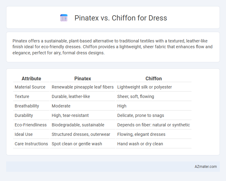 Pinatex vs. Chiffon for Dress - What is The Difference?