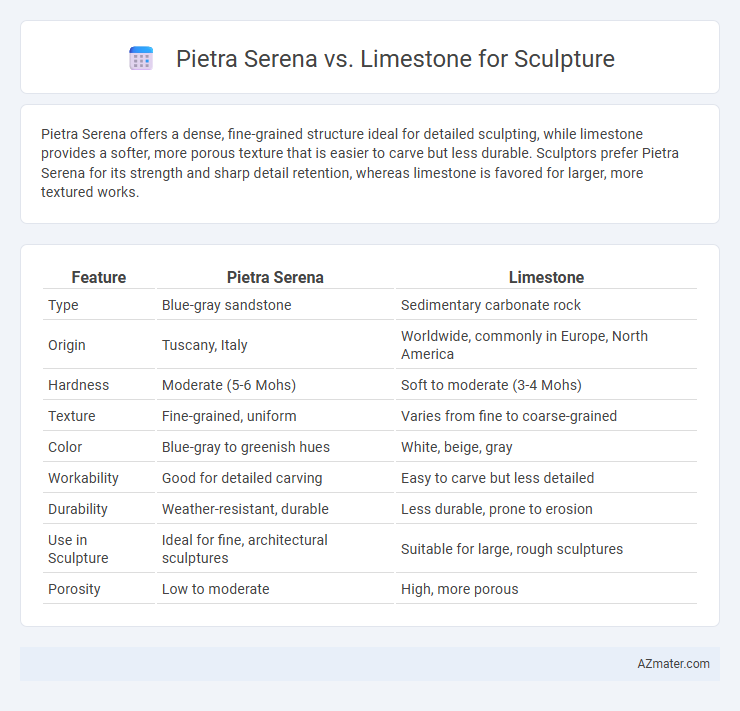 Pietra Serena vs. Limestone for Sculpture - What is The Difference?