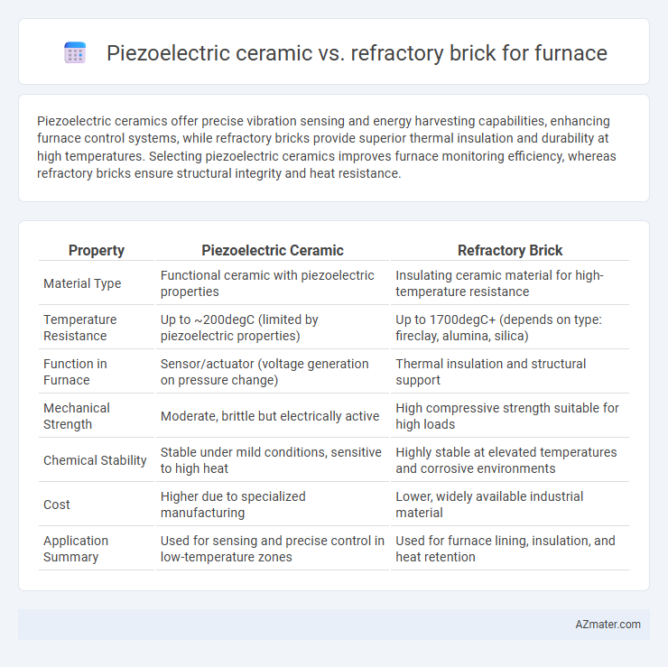 Piezoelectric ceramic vs. refractory brick for furnace - What is The Difference?