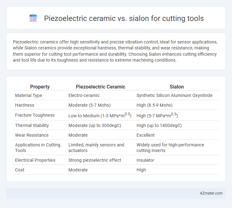 Piezoelectric ceramic vs. sialon for cutting tools - What is The Difference?