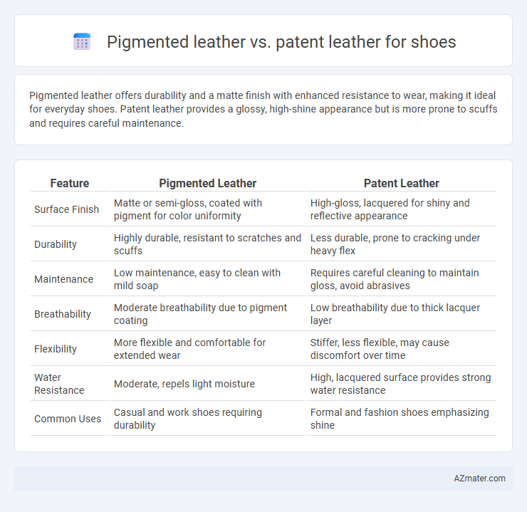 Pigmented leather vs. patent leather for shoes - What is The Difference?