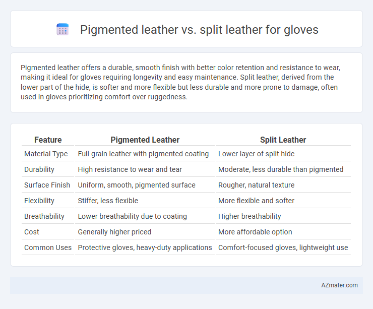 Pigmented leather vs. split leather for gloves - What is The Difference?