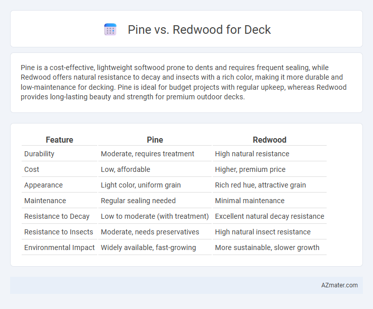 Pine vs. Redwood for Deck - What is The Difference?