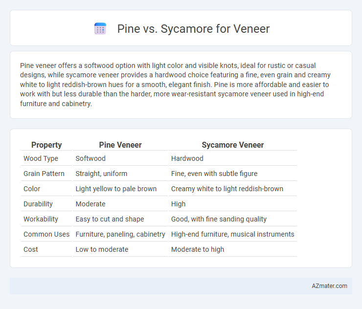 Pine vs. Sycamore for Veneer - What is The Difference?