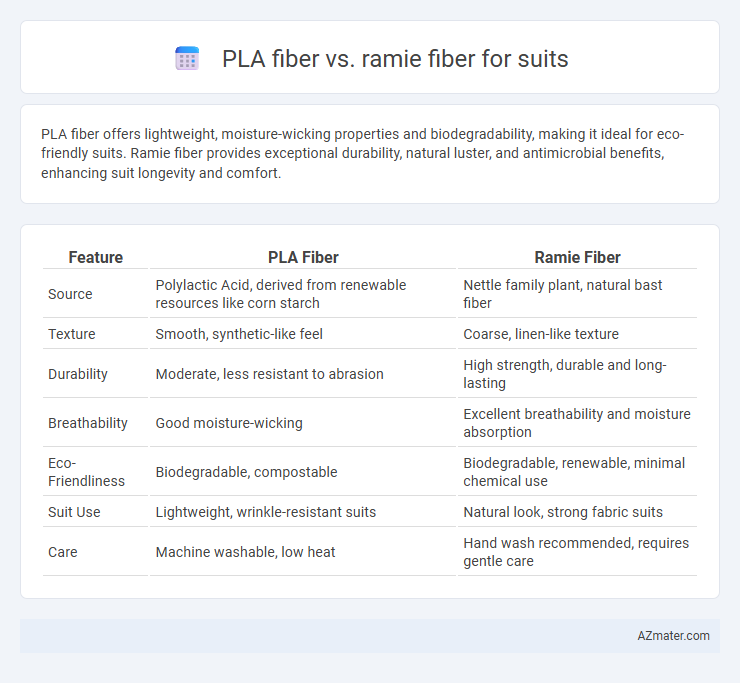 PLA fiber vs. ramie fiber for suits - What is The Difference?